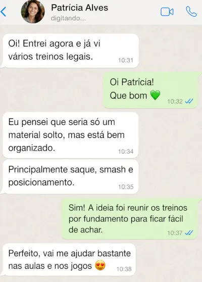 Depoimento 1 - WhatsApp